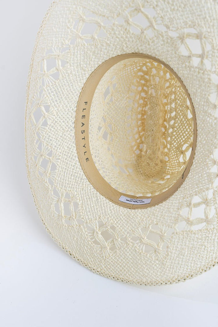 Flea Style Dallas Ivory Straw Western Hat - Flea Style