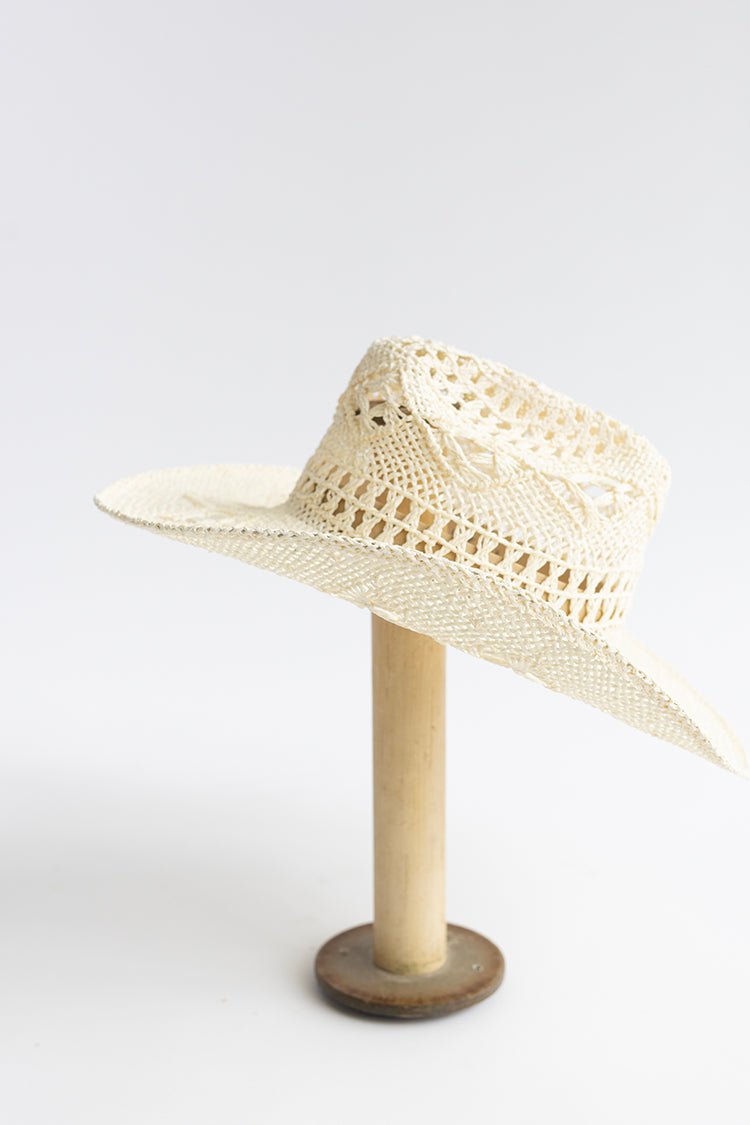 Flea Style Dallas Ivory Straw Western Hat - Flea Style