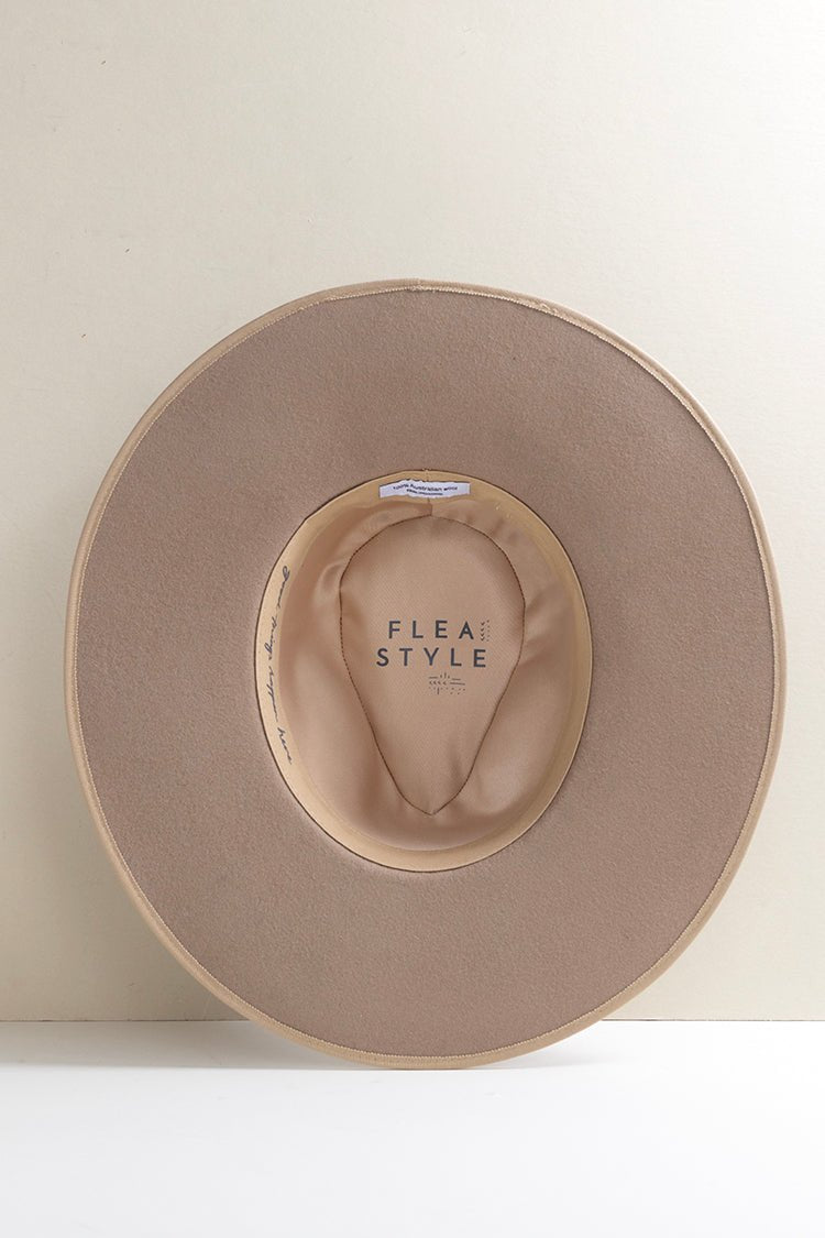 Flea Style Stevie Beige Wide Brim Hat - Flea Style