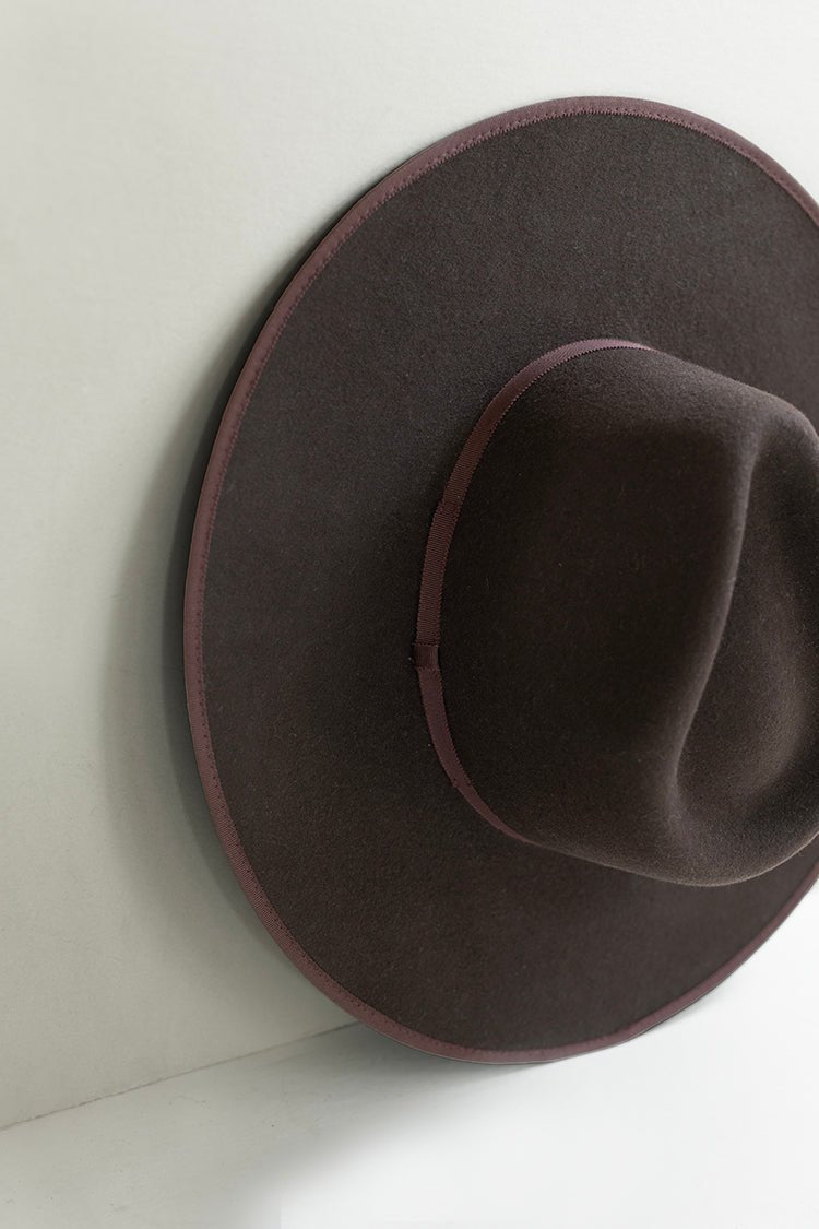 Flea Style Stevie Espresso Wide Brim Hat - Flea Style