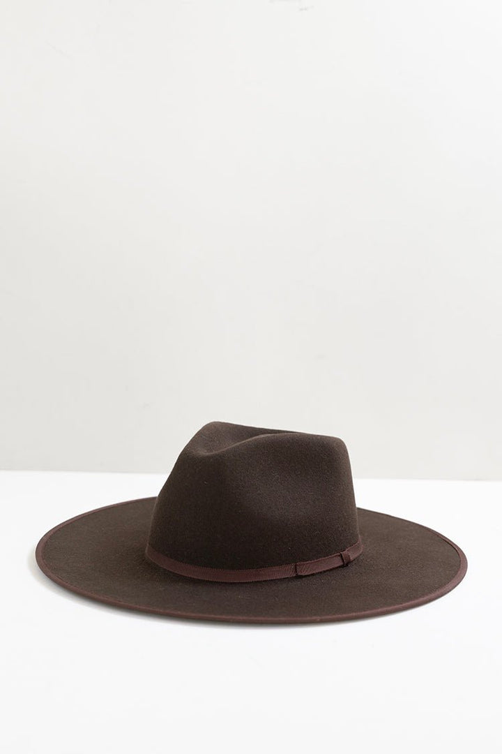 Flea Style Stevie Espresso Wide Brim Hat - Flea Style