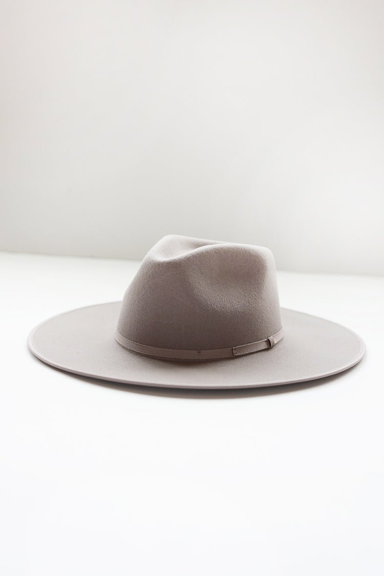 Flea Style Stevie Light Gray Wide Brim Hat - Flea Style