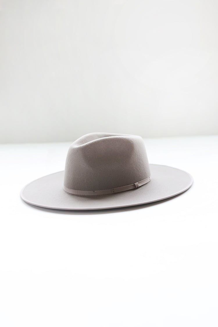 Flea Style Stevie Light Gray Wide Brim Hat - Flea Style