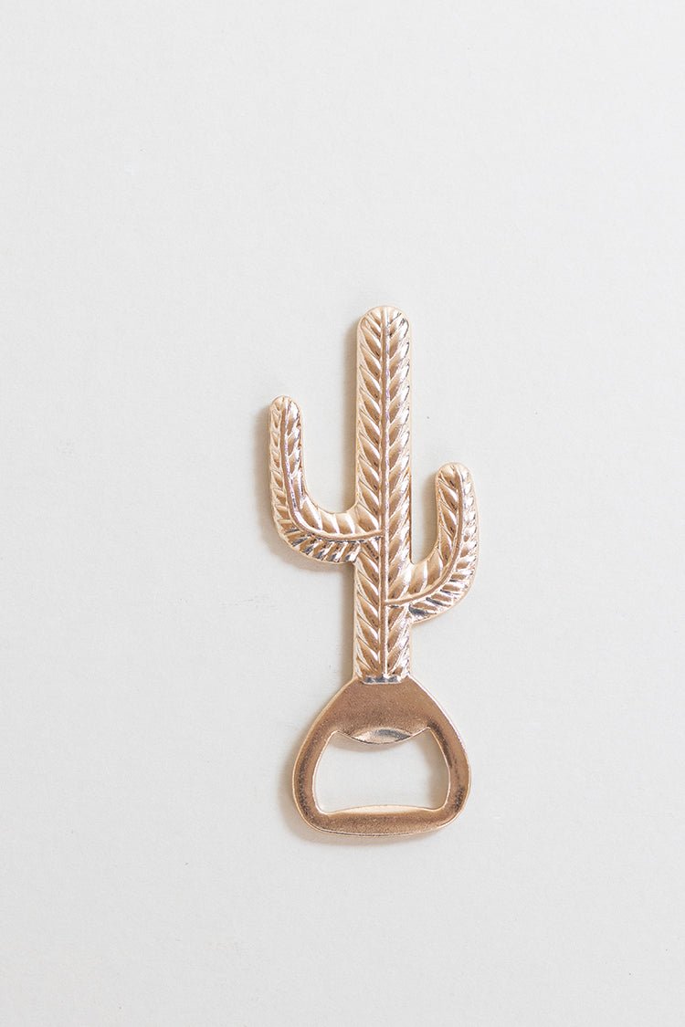 Gold Cactus Bottle Opener - Flea Style