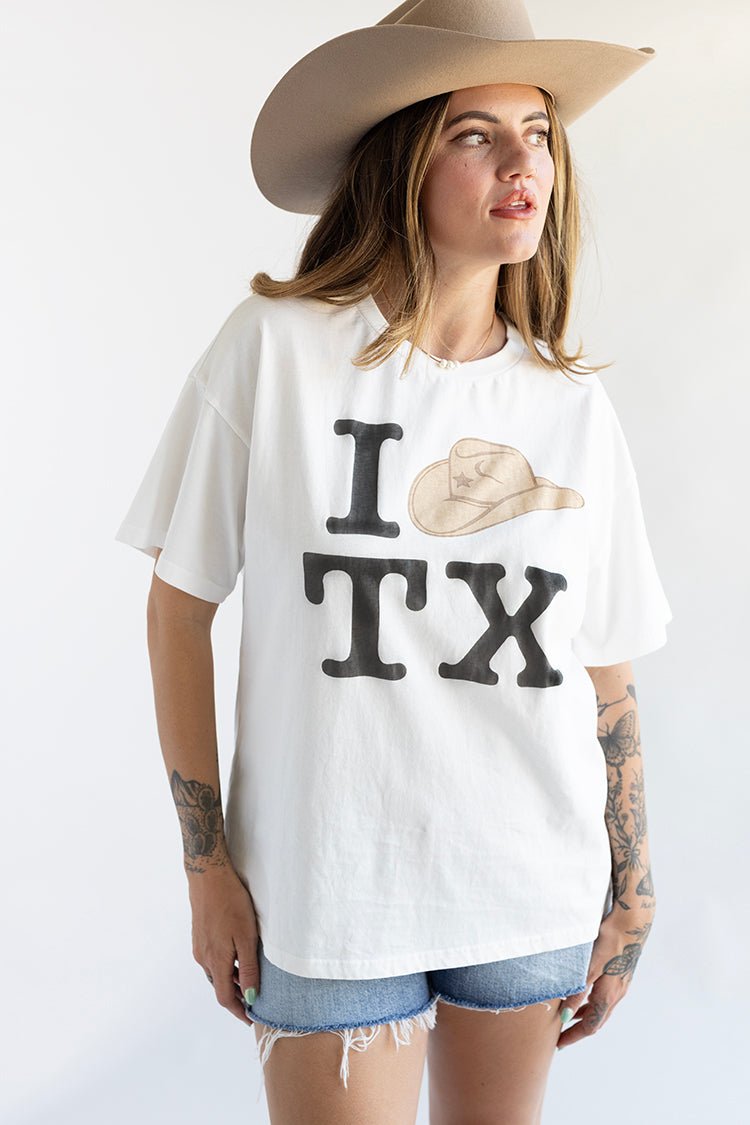 I "Hat" TX Graphic Tee - Flea Style