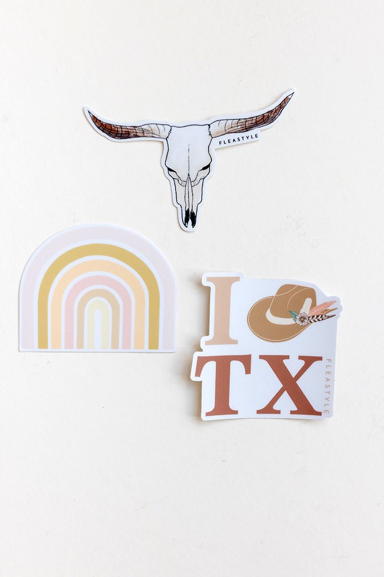 I "Hat" TX Sticker - Flea Style