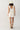 Ivory Jersey Drop Waist Mini Dress - Flea Style