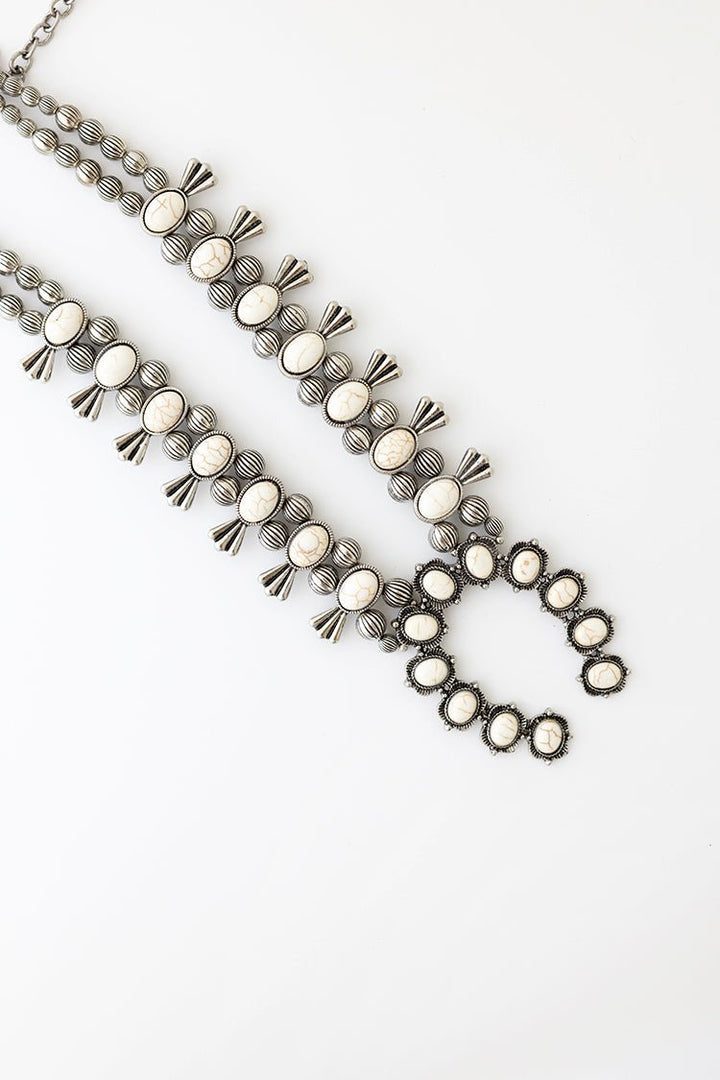 Ivory Squash Blossom Necklace - Flea Style