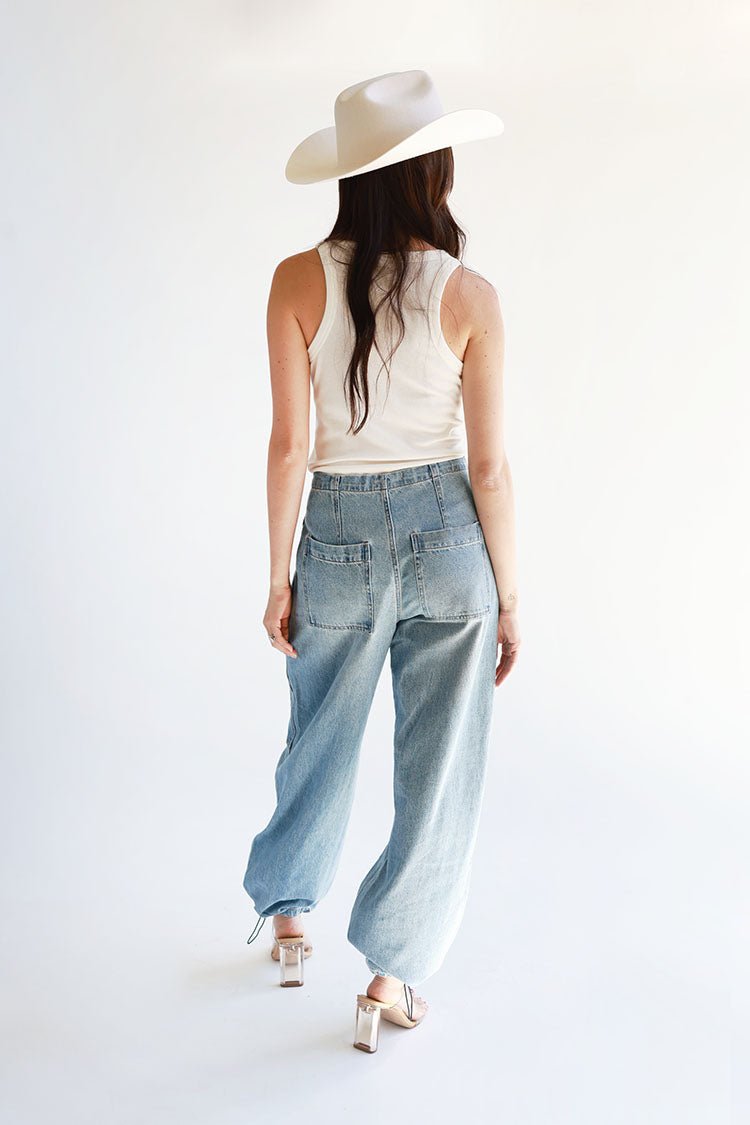 Jetset Denim Jogger - Flea Style