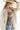 Khaki and White Stripe Button - Up Top - Flea Style