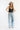 Light Wash Cuffed Wide Leg Jeans - Flea Style