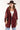 Maroon Abstract Print Kimono with Denim Butterfly - Flea Style