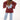 Maroon Abstract Print Kimono with Denim Butterfly - Flea Style