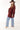 Maroon Abstract Print Kimono with Denim Butterfly - Flea Style