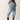Medium Washed Denim Western Shacket Frayed- Flea Style