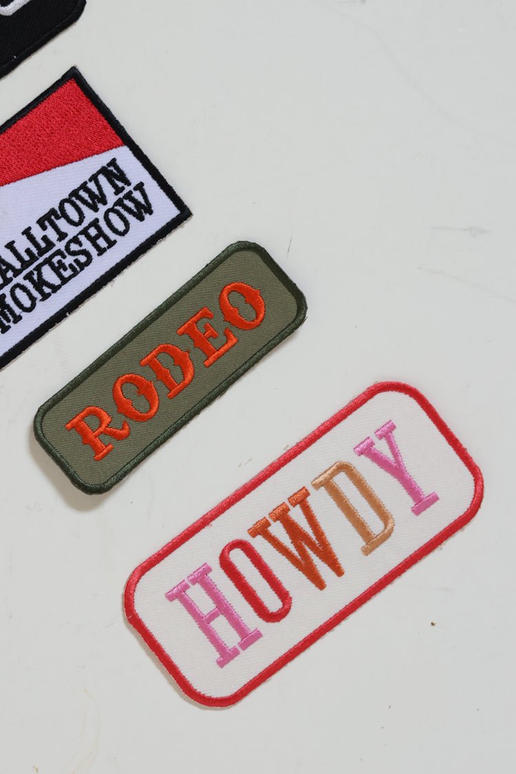 Olive and Orange "Rodeo" Patch - Flea Style