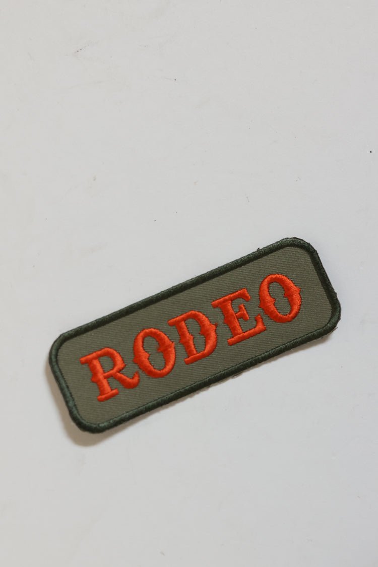 Olive and Orange "Rodeo" Patch - Flea Style