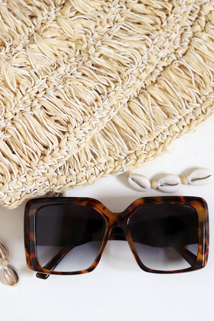 Oversized Square Acetate Sunglasses - Flea Style