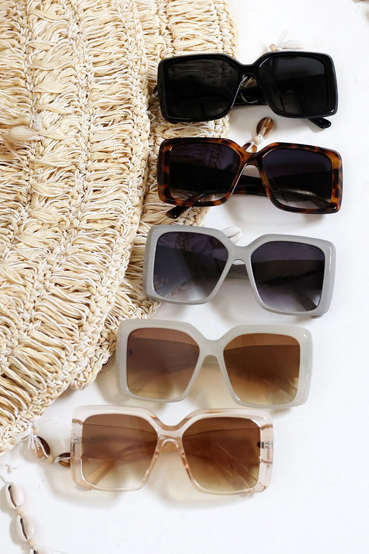 Oversized Square Acetate Sunglasses - Flea Style