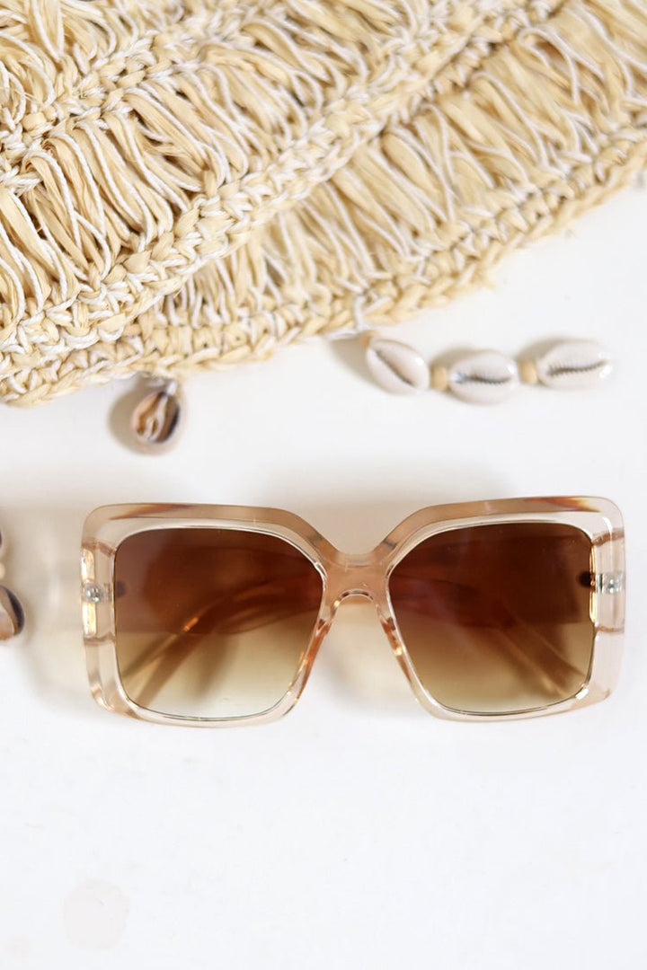 Oversized Square Acetate Sunglasses - Flea Style
