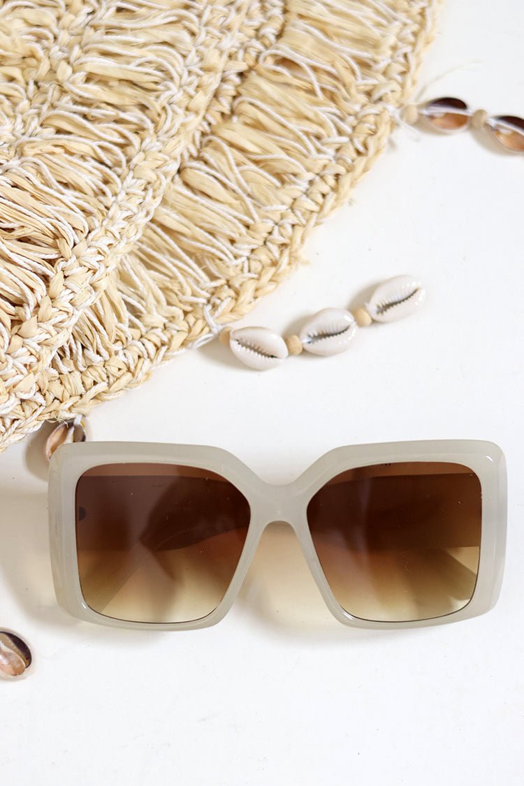 Oversized Square Acetate Sunglasses - Flea Style