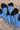 Painted Hat Feather - Blue - Flea Style