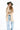 Peace Sign Contrast Open Cardigan Duster - Flea Style