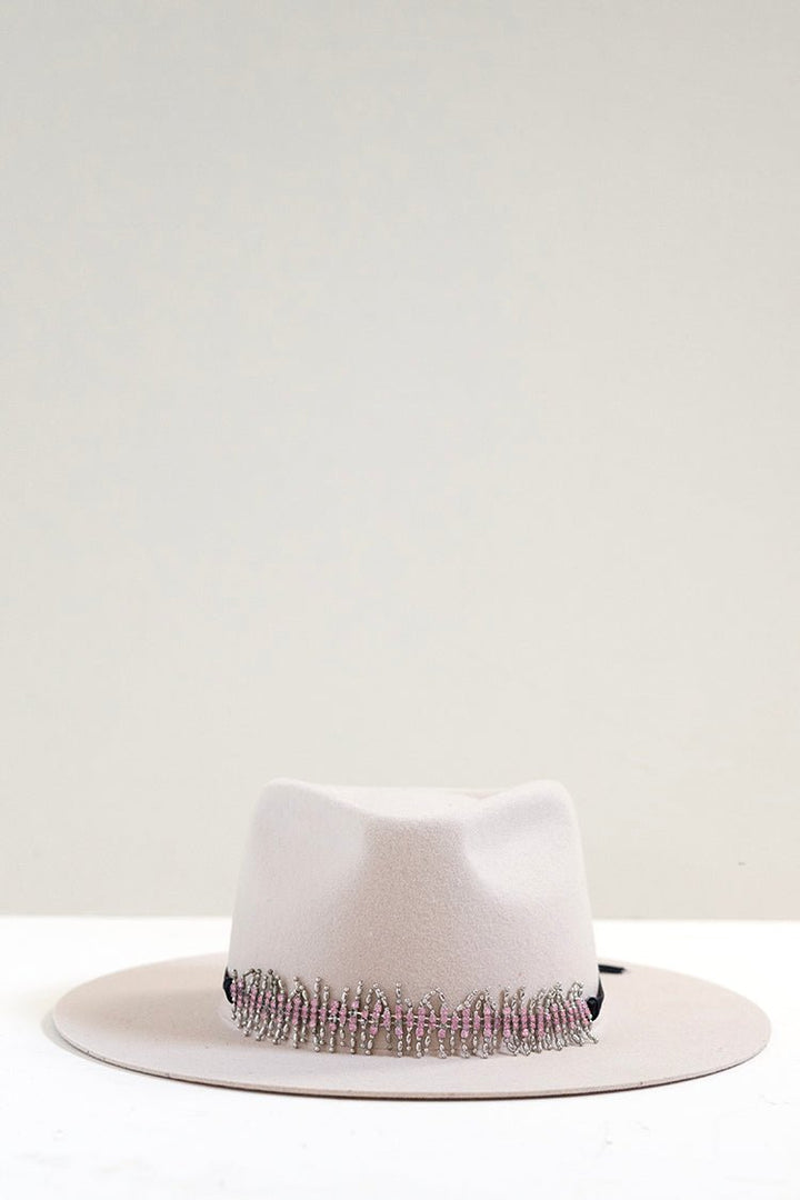Pink Rhinestone Crown Hat Band - Flea Style
