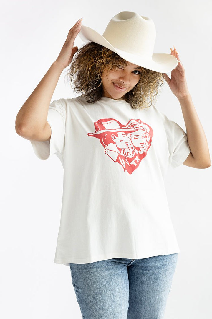 Red Texas Love Graphic T-Shirt - Flea Style