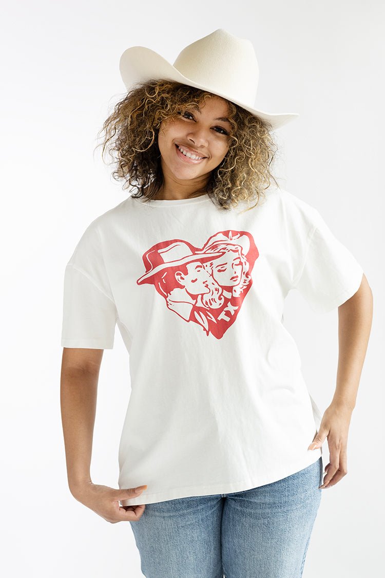 Red Texas Love Graphic T-Shirt - Flea Style