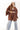 Rust and Gold Printed Kimono with Denim Butterfly - Flea Style