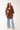 Rust and Gold Printed Kimono with Denim Butterfly - Flea Style