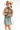 Sage Green Bubble Hem Mini Skirt - Flea Style