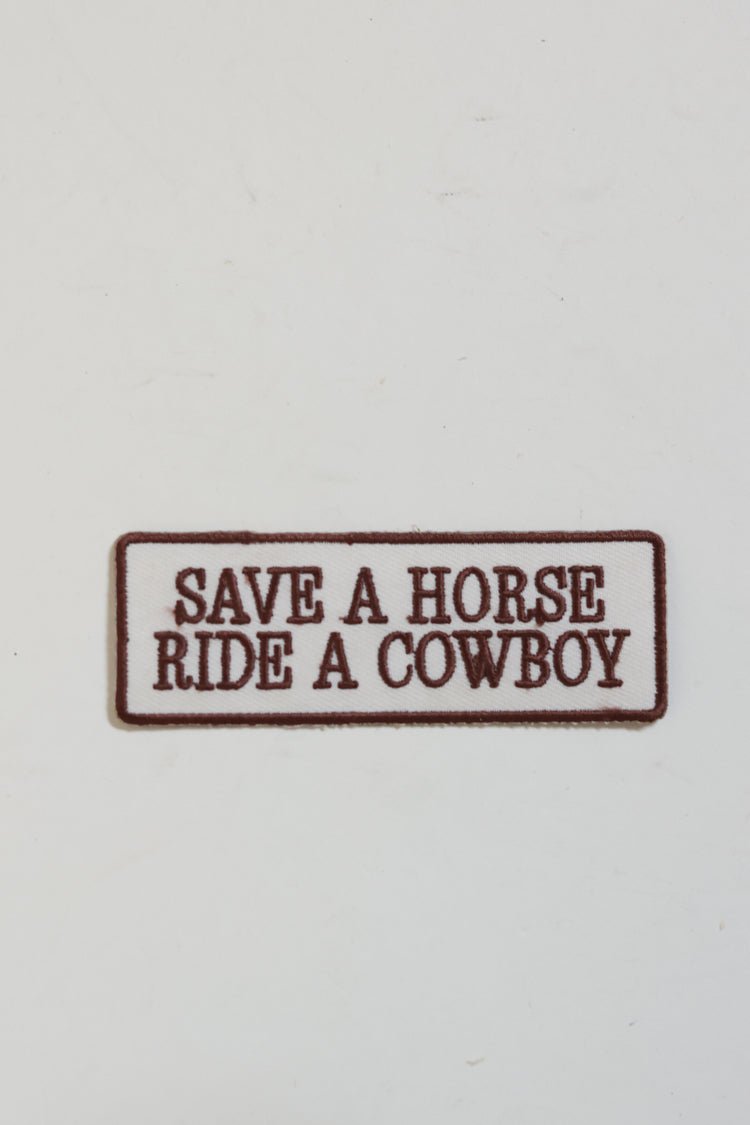 "Save a Horse" Patch - Flea Style