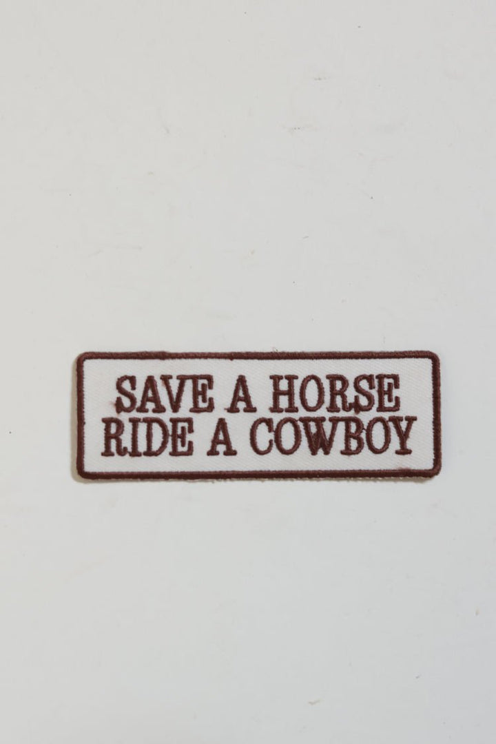 "Save a Horse" Patch - Flea Style