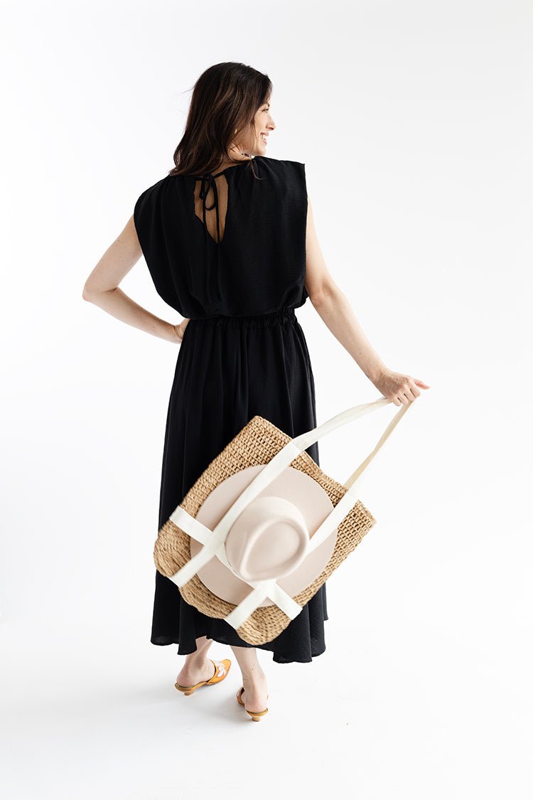 Straw Hat Holder Tote Bag - Flea Style