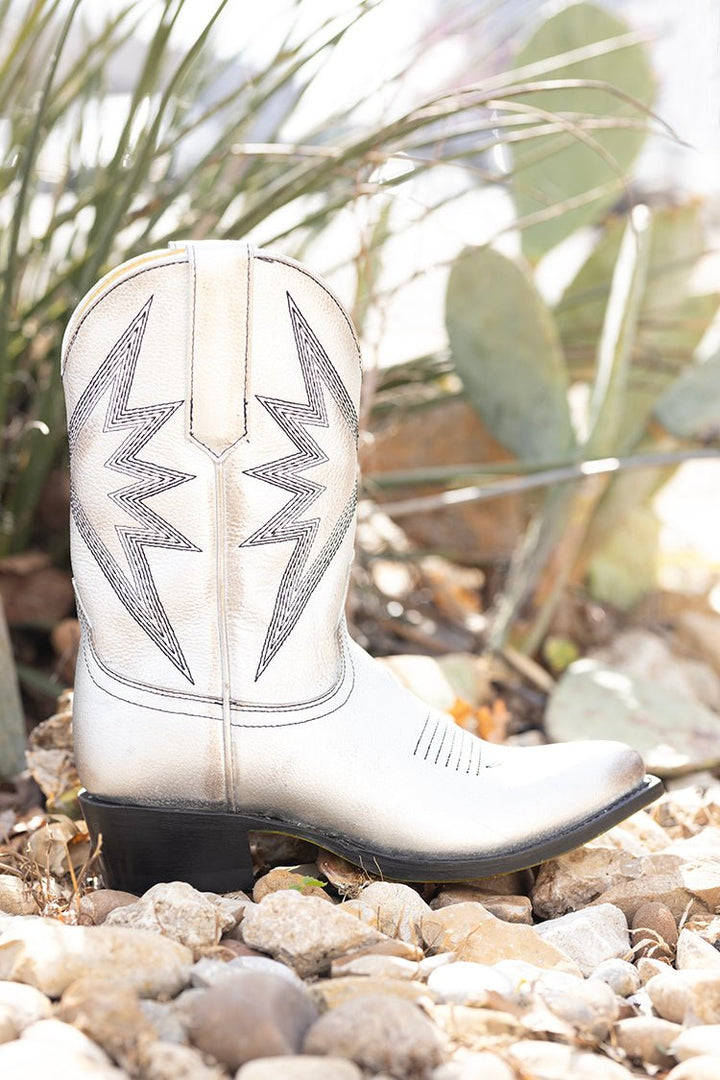 Sun Star Silver Cowgirl Boot - Flea Style