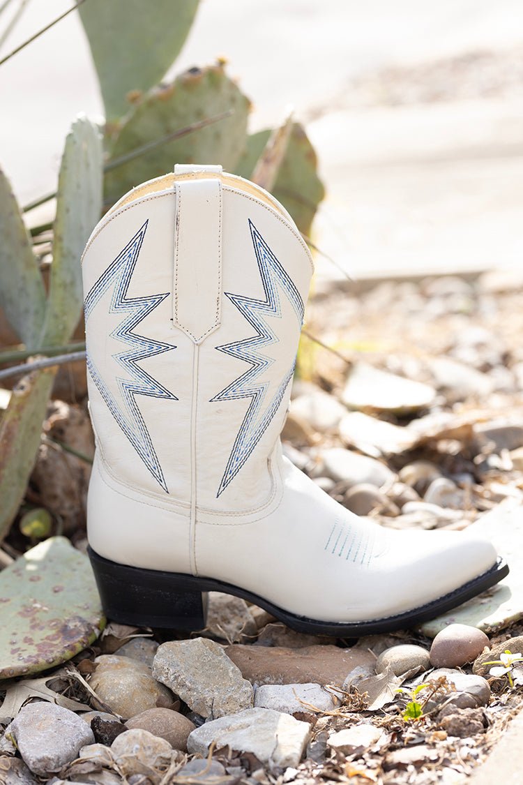 Sun Star White Cowgirl Boot – Flea Style - Main Image