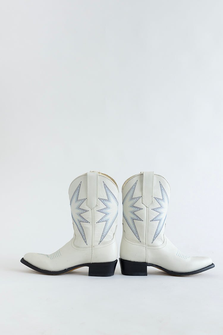 Sun Star White Cowgirl Boot - Flea Style