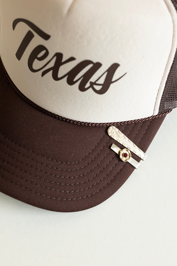 Texas Brown/Khaki Trucker Hat - Flea Style