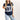 Texas Short Sleeve Ribbed T-Shirt - Navy - Flea Style