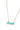 Turquoise Bar Gold Necklace - Flea Style