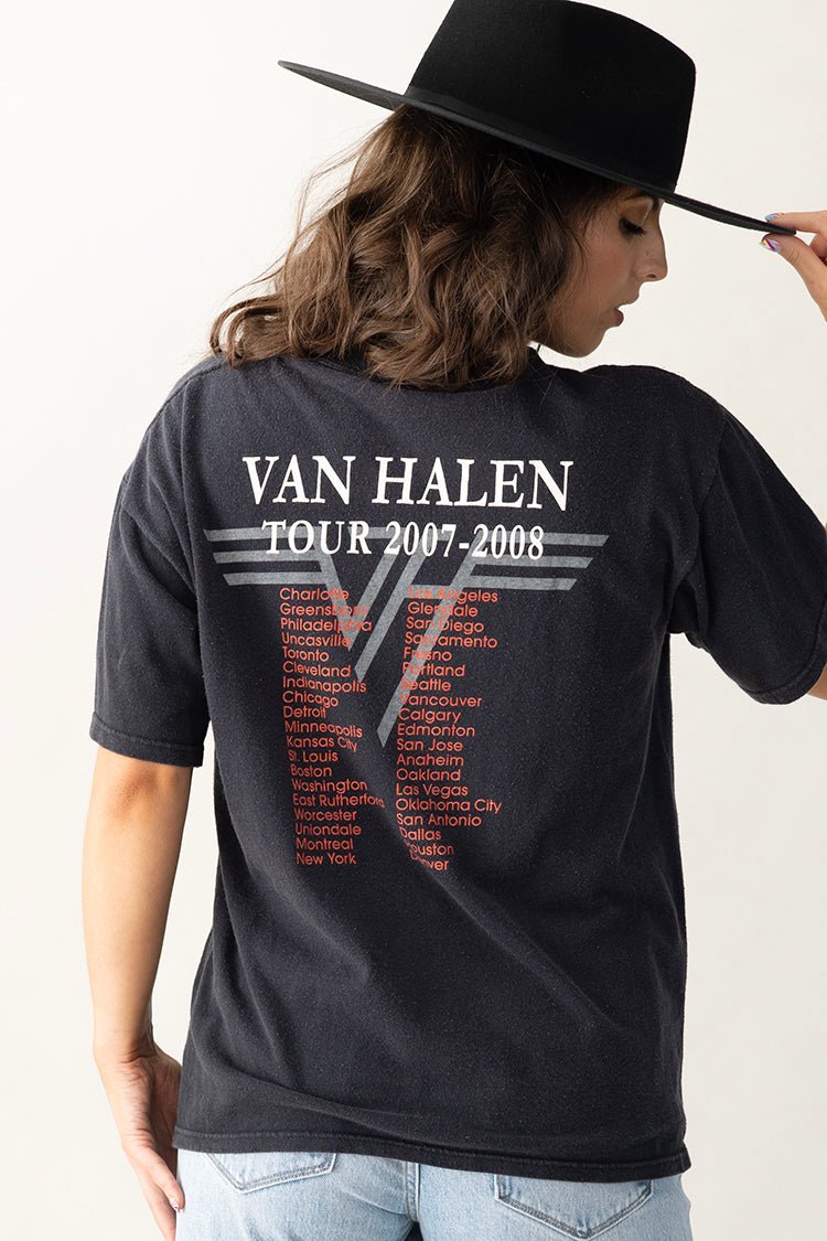 Van Halen Black Band T-Shirt - Flea Style