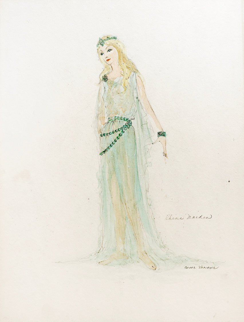 Vintage Fairy Tale Fashion Sketch - Flea Style