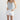 White Bottom Line Denim Shorts - Flea Style