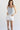 White Bottom Line Denim Shorts - Flea Style