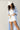 White High Rise Frayed A - Line Denim Shorts - Flea Style