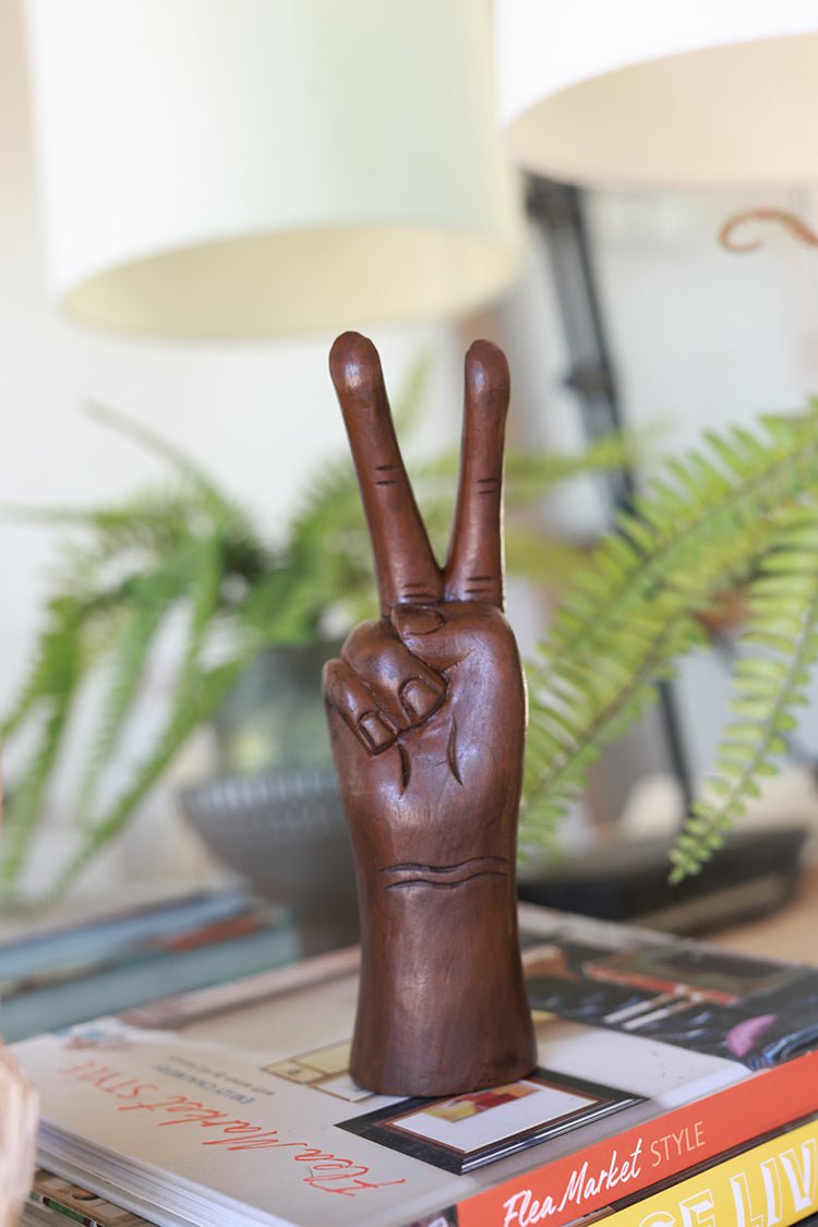 Wooden Peace Sign - Flea Style