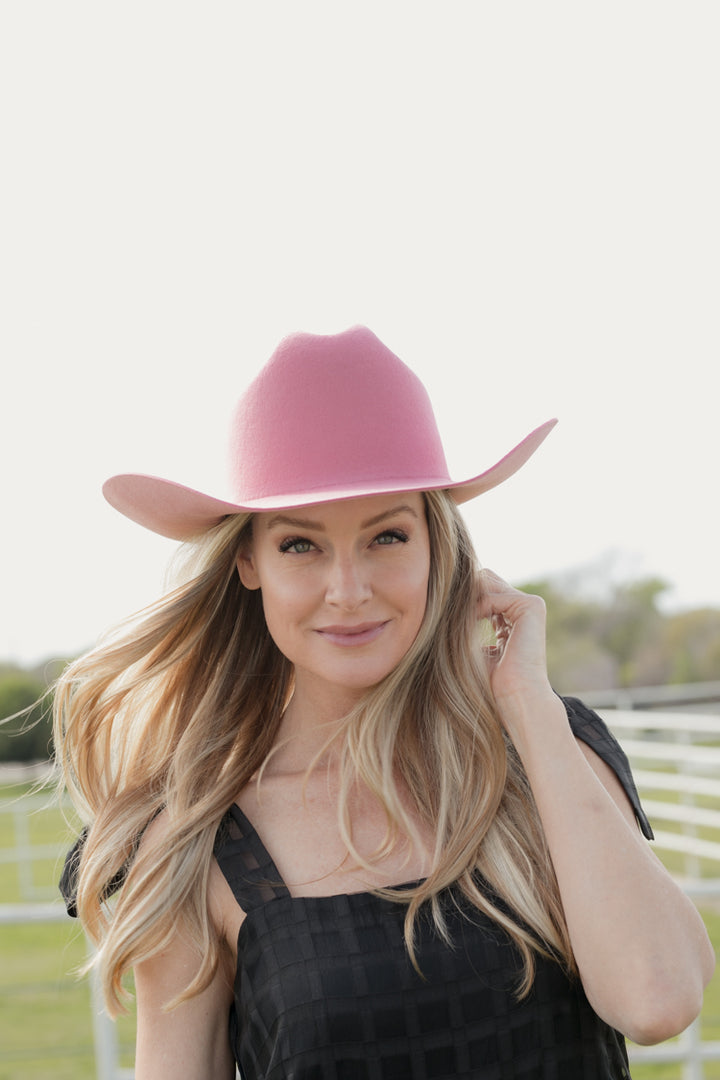 Flea Style Rider Pink Western Hat