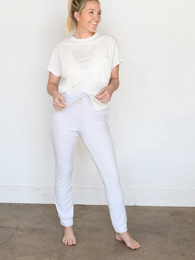 Lavender Thermal Lounge Jogger - Flea Style